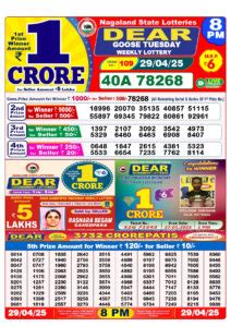 lottery result 29 tarik|29 Tarik Lottery Result 1 PM 6 PM 8 PM.